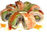 Exotic roll 
(tuna, shrimp, avocado, cucumber)
